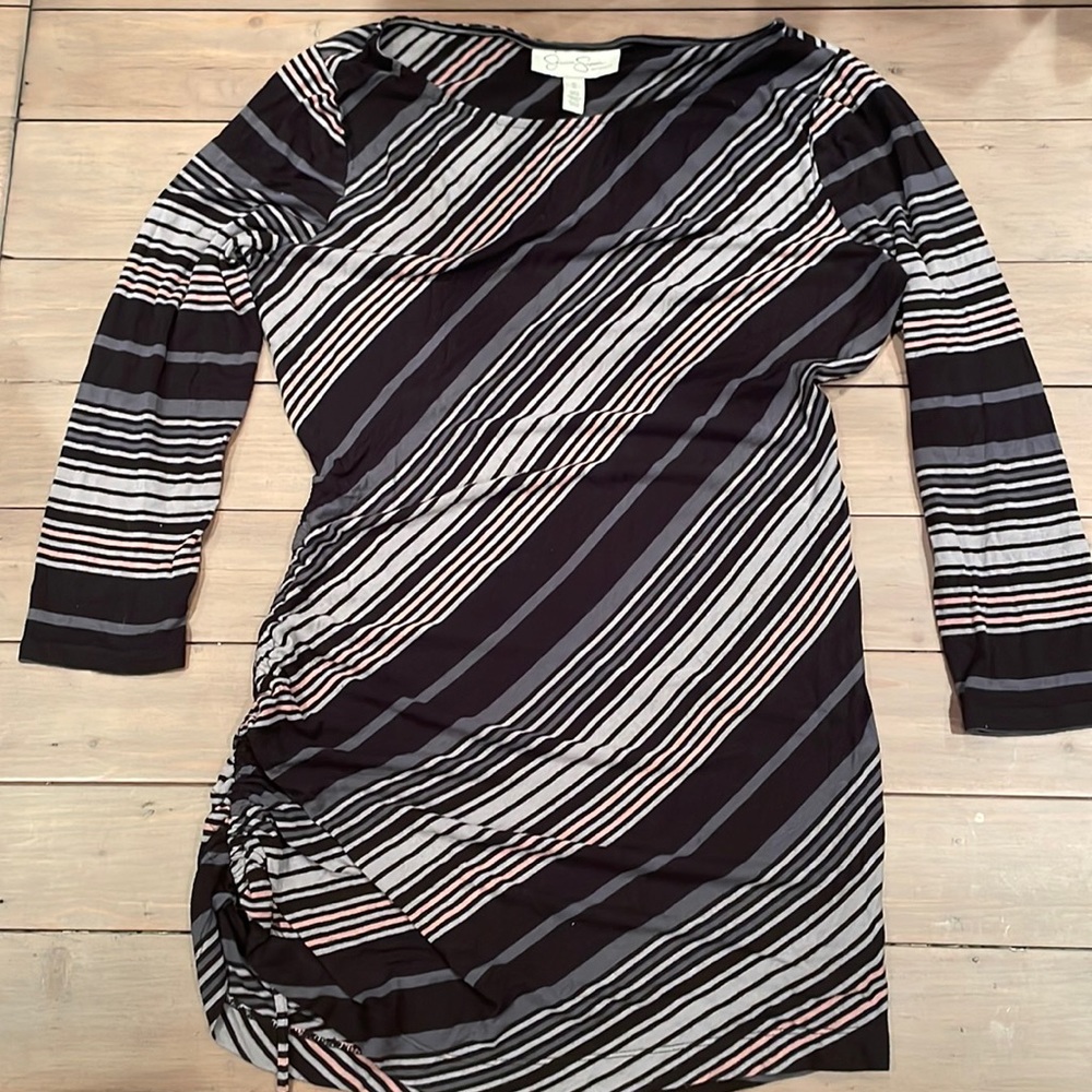 Jessica Simpson Stripped Maternity Top M - Picture 1 of 5